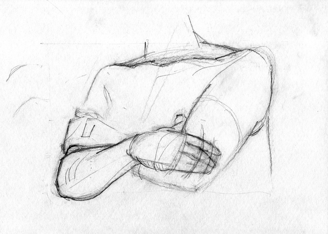 Figure drawing from the drawing class