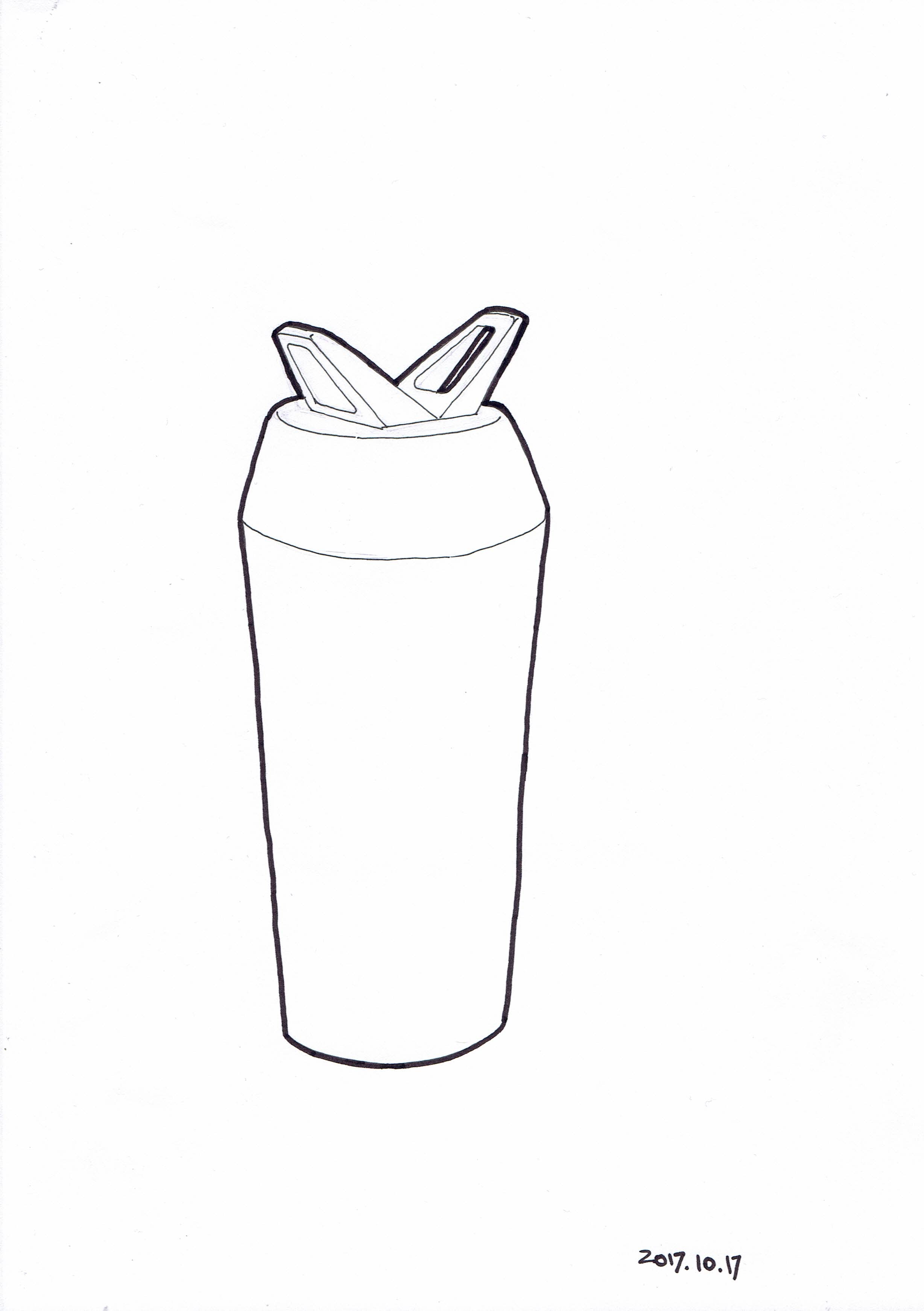 Based on some course on industrial drawing (ballpoint pen)