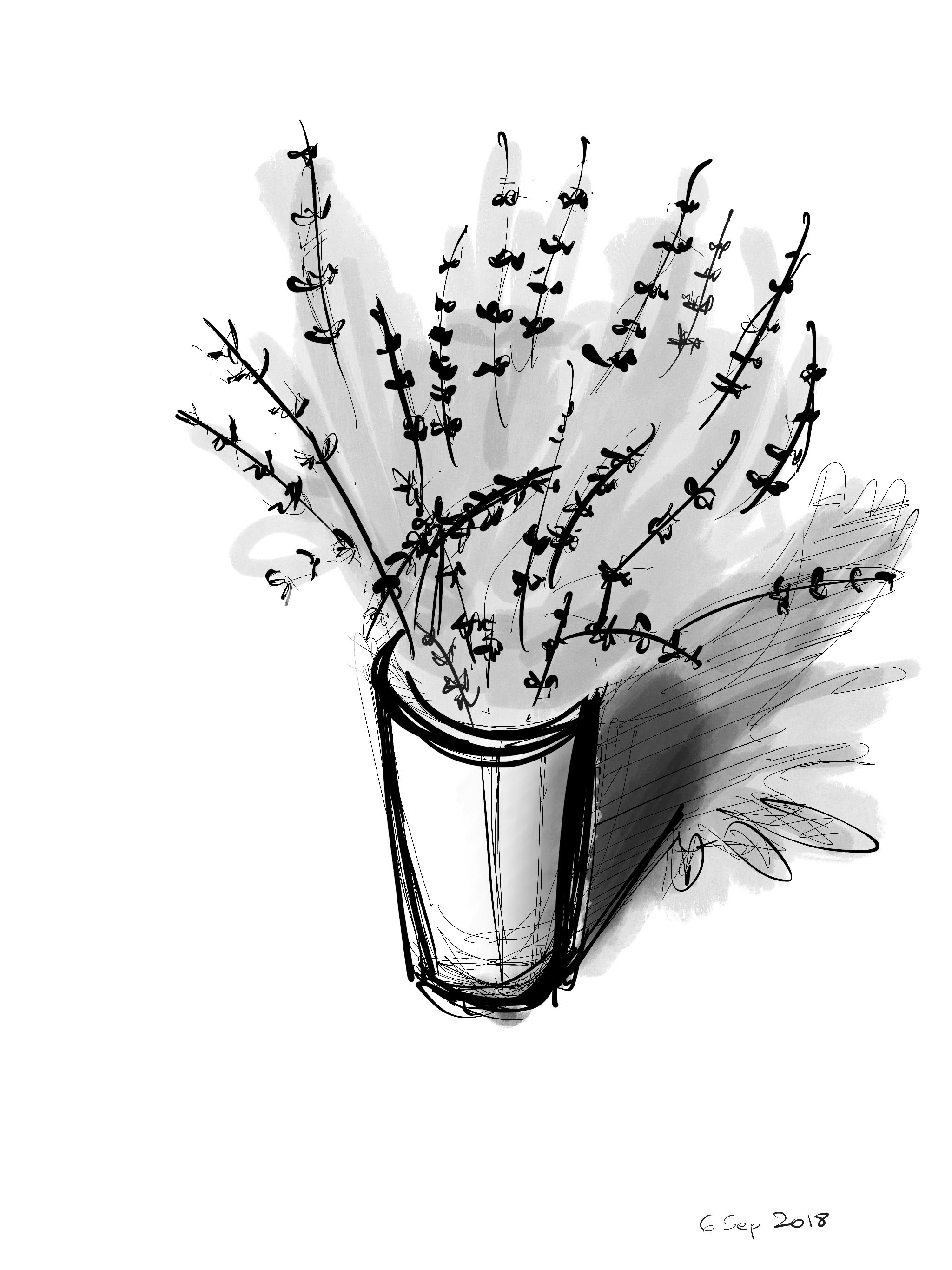 Some flowers (Procreate)