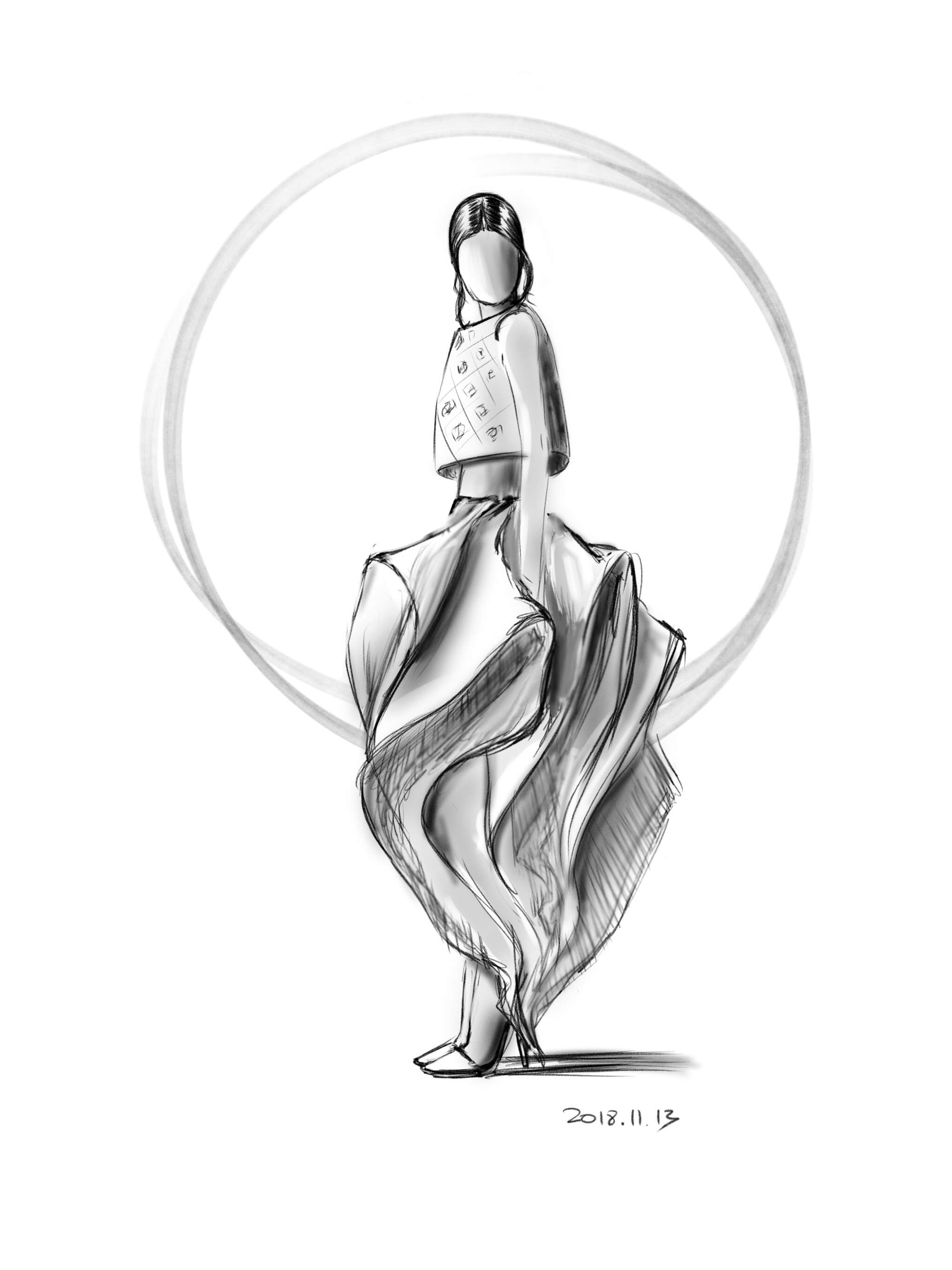 After reference from Pinterest (Procreate)