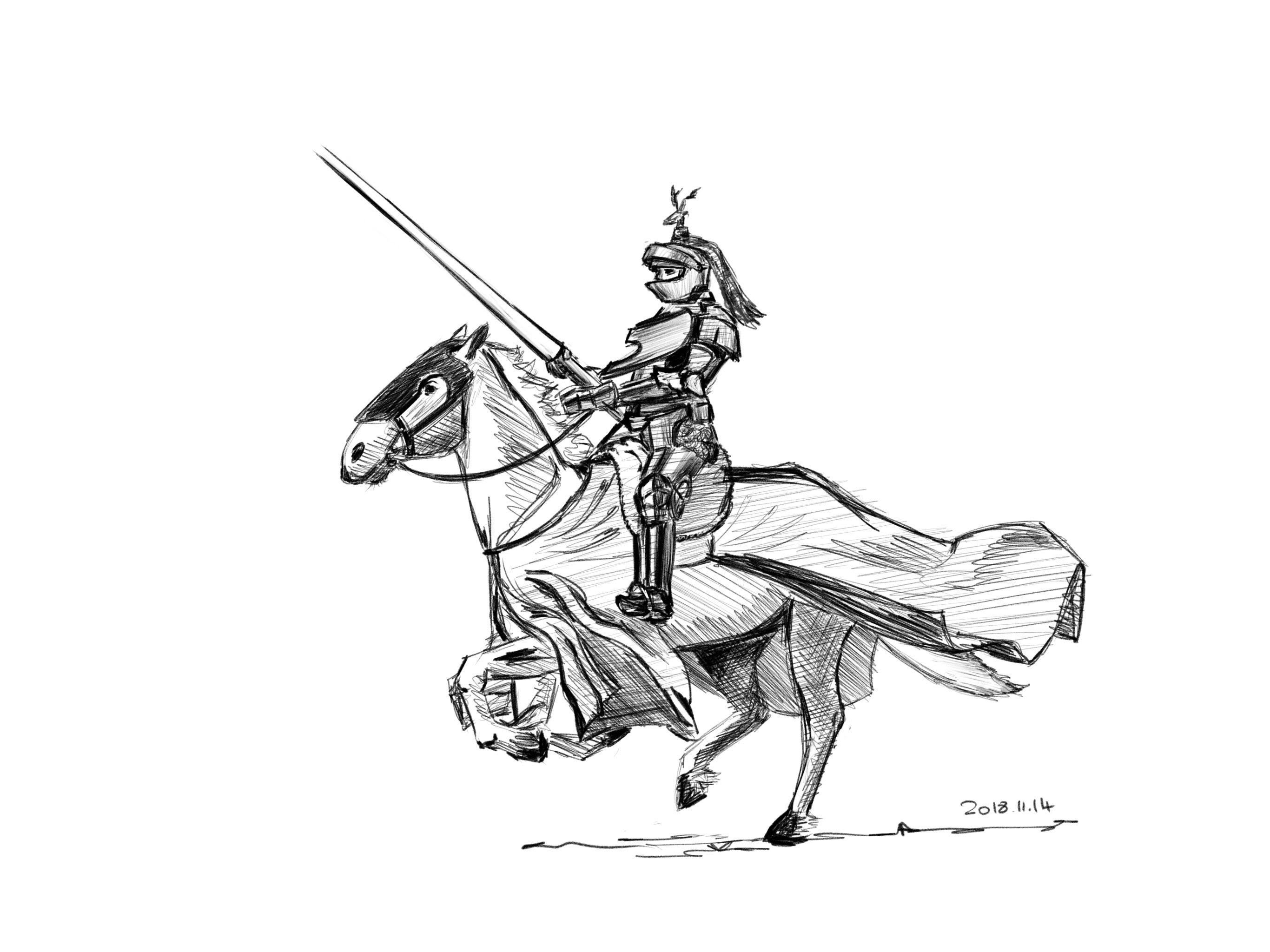 After reference from Pinterest (Procreate)