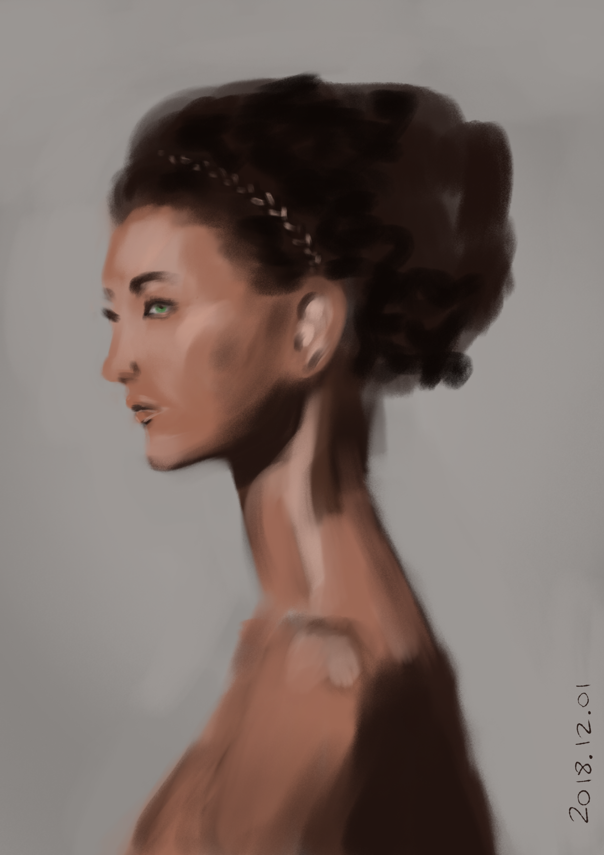 Trying figure drawing and Borodante&rsquo;s painting approach - after reference on Pinterest (ArtStudio Pro or Procreate)