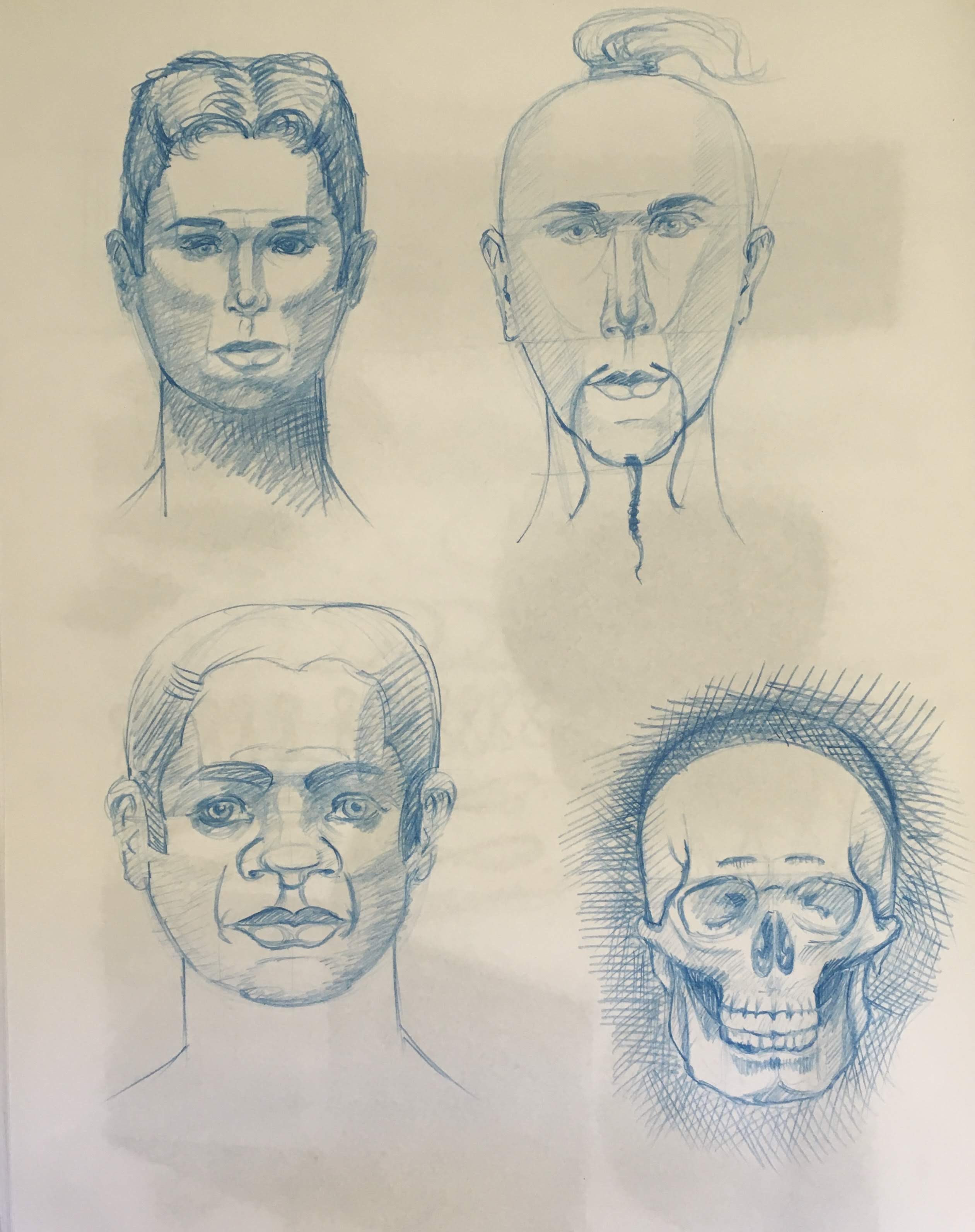 Making heads from imagination