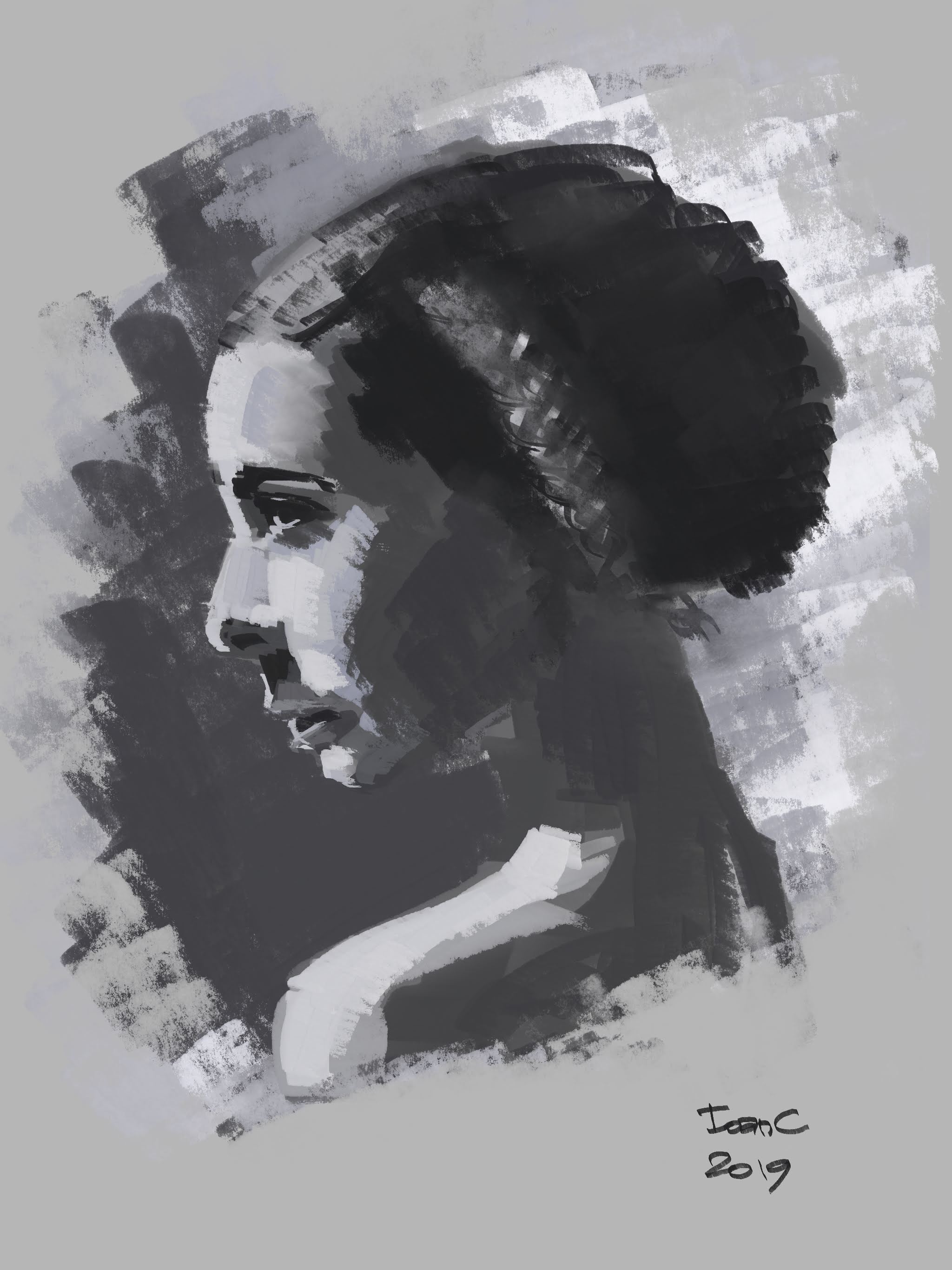 Conscious Learning: value block-In, using Procreate or ArtStudio Pro