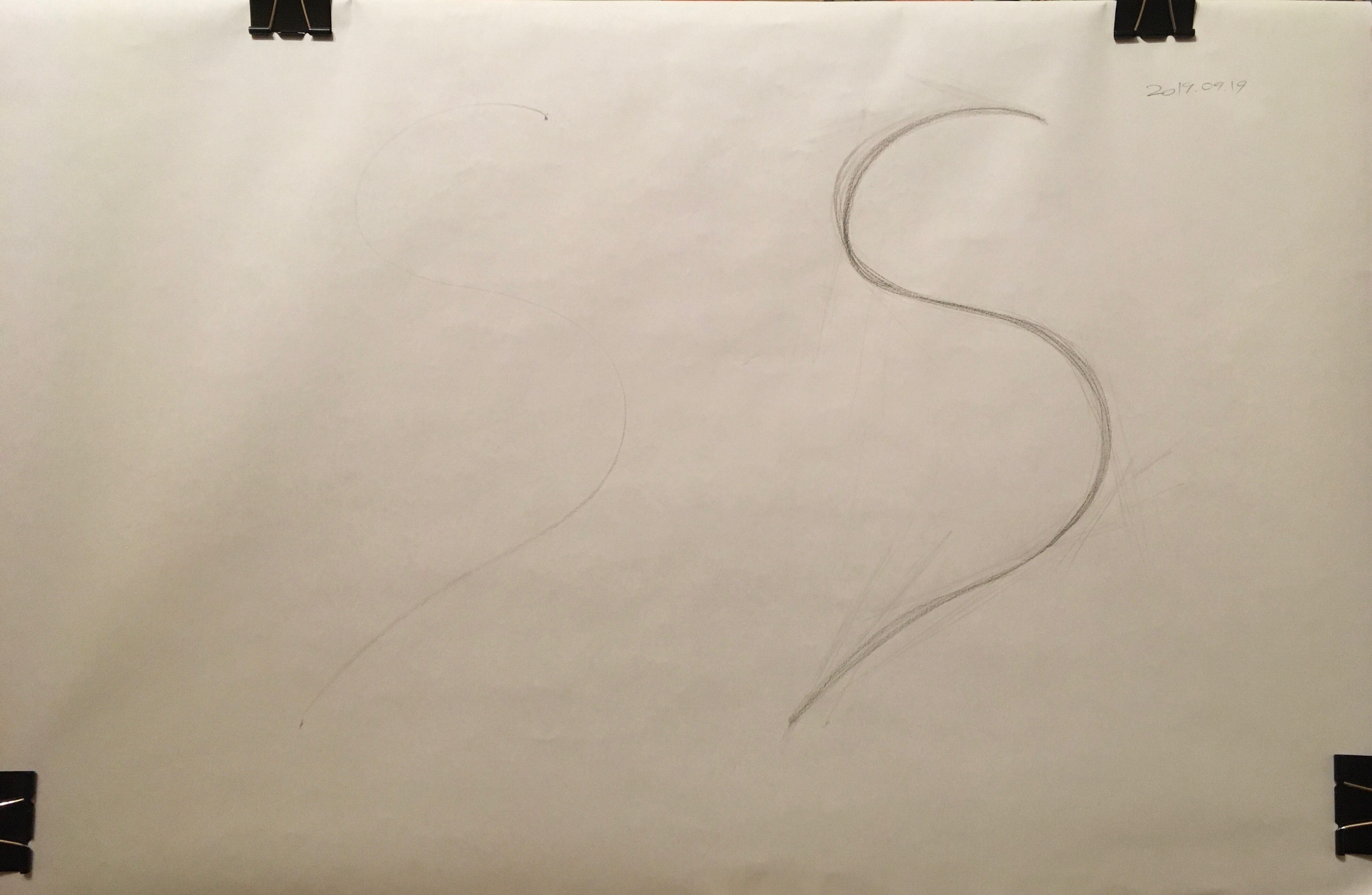assignment 1: draw some curve on the left, then copy it on the right