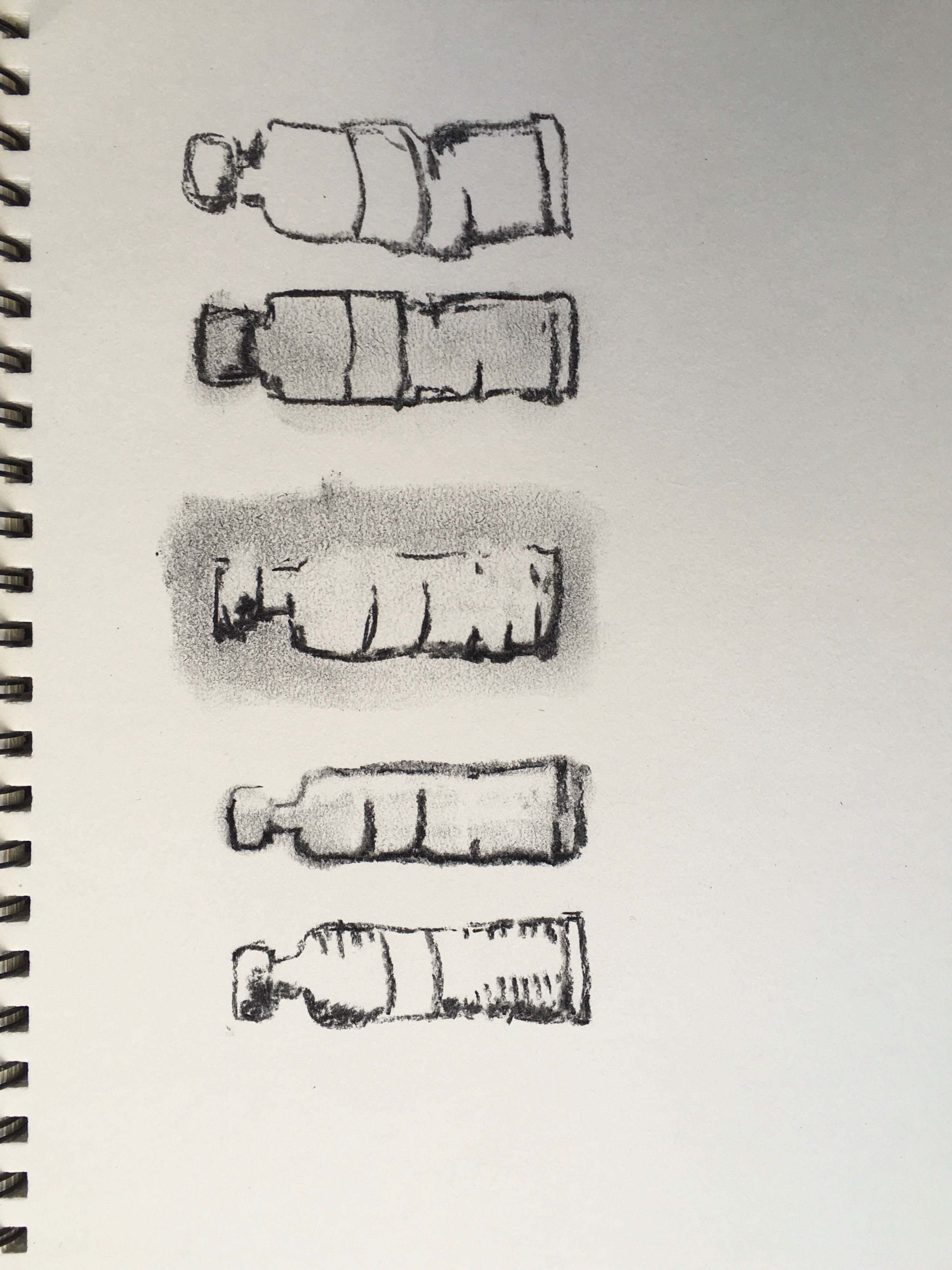Follow along with Shellie: various ways to draw with vine charcoal