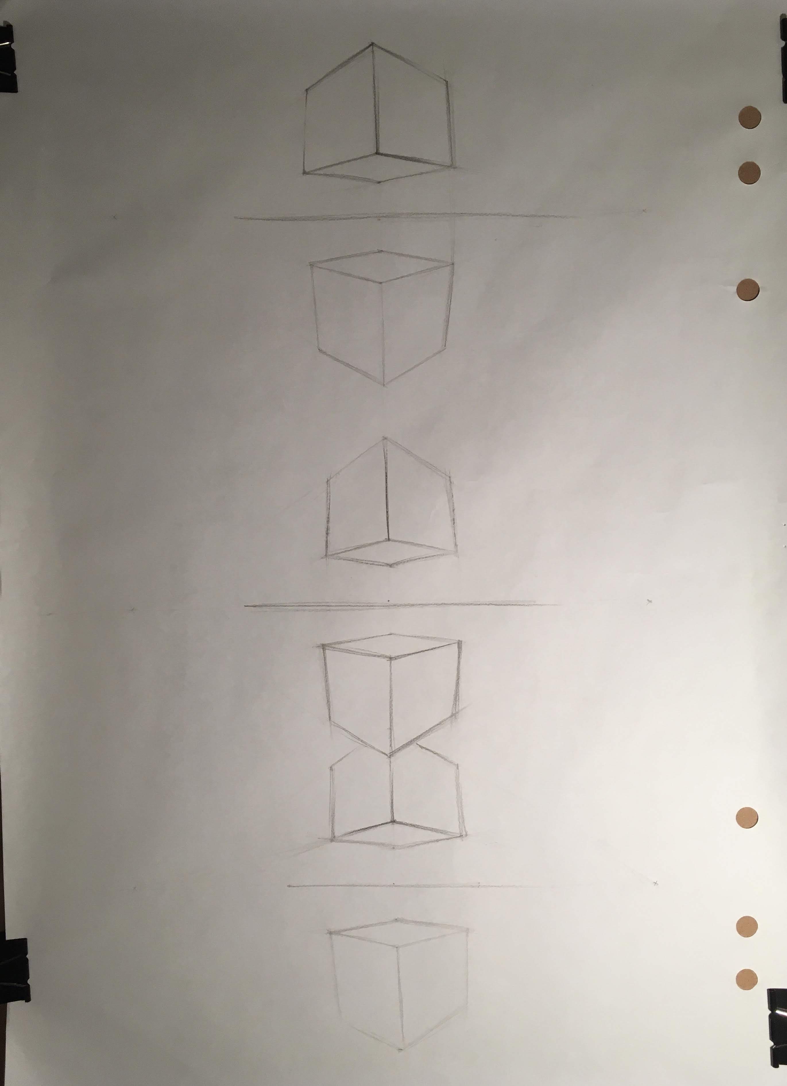More pause & draw cubes x 3