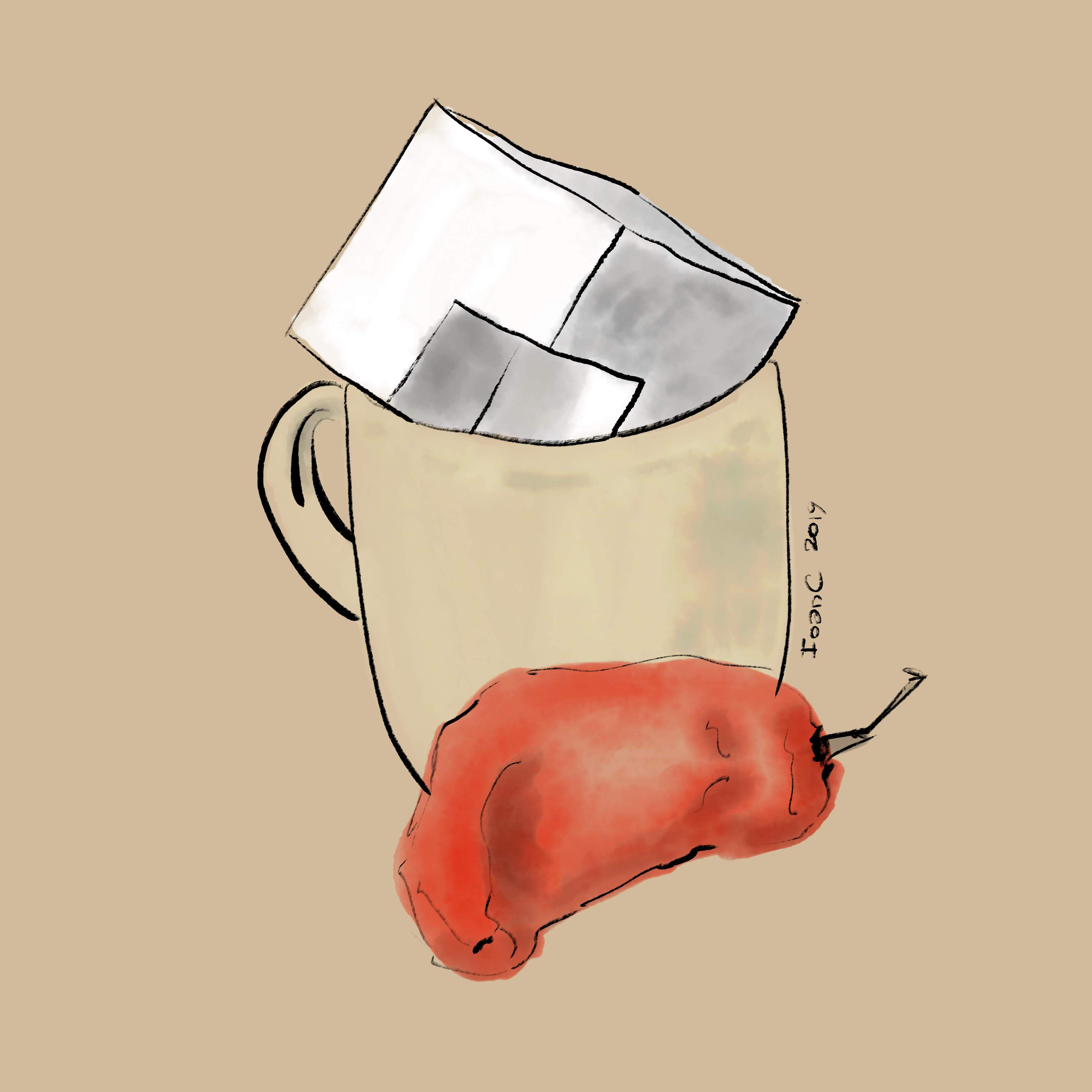 Overpaint using watercolor and sumi brushes from Fresco