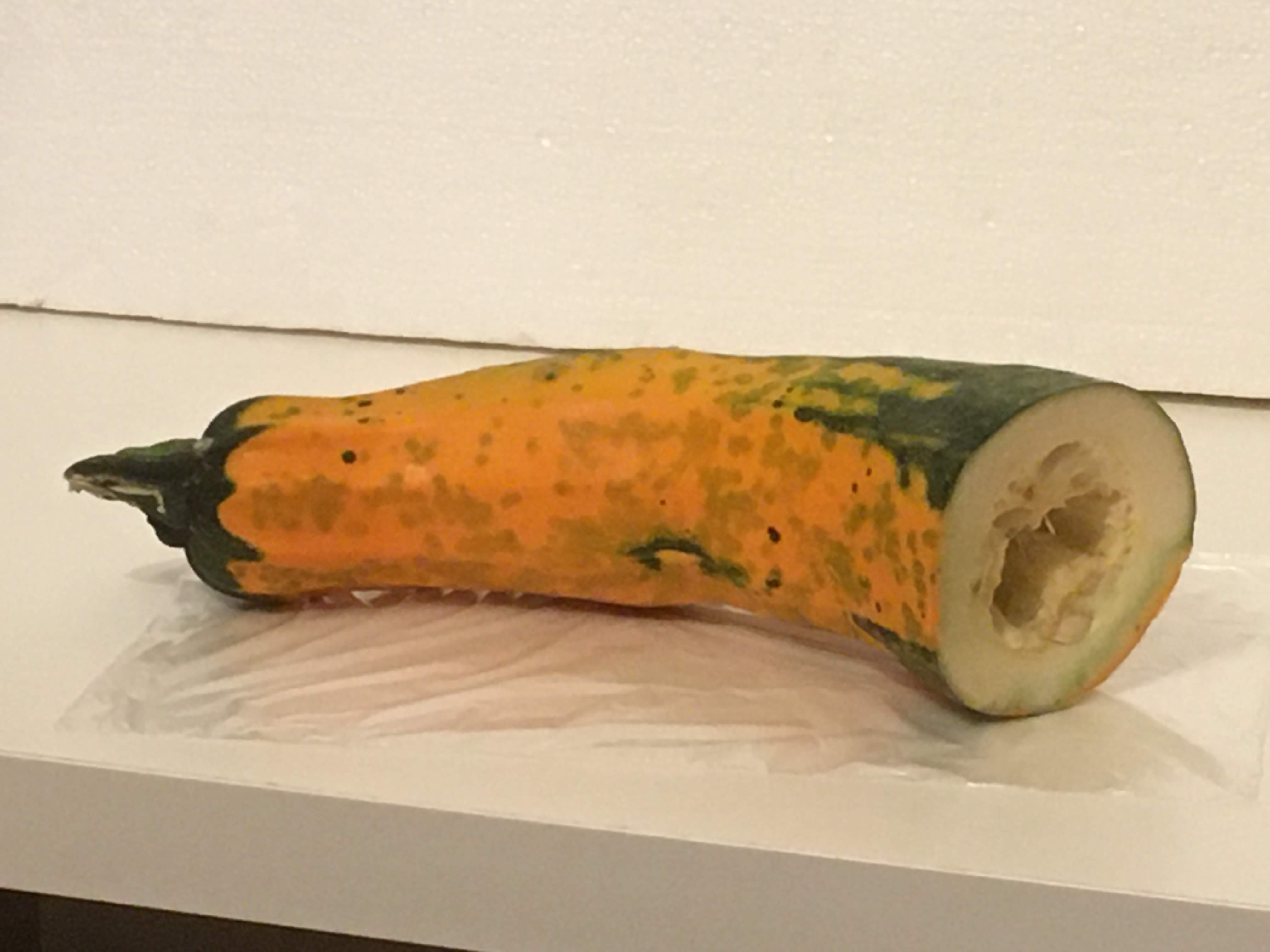 Half courgette from our fridge