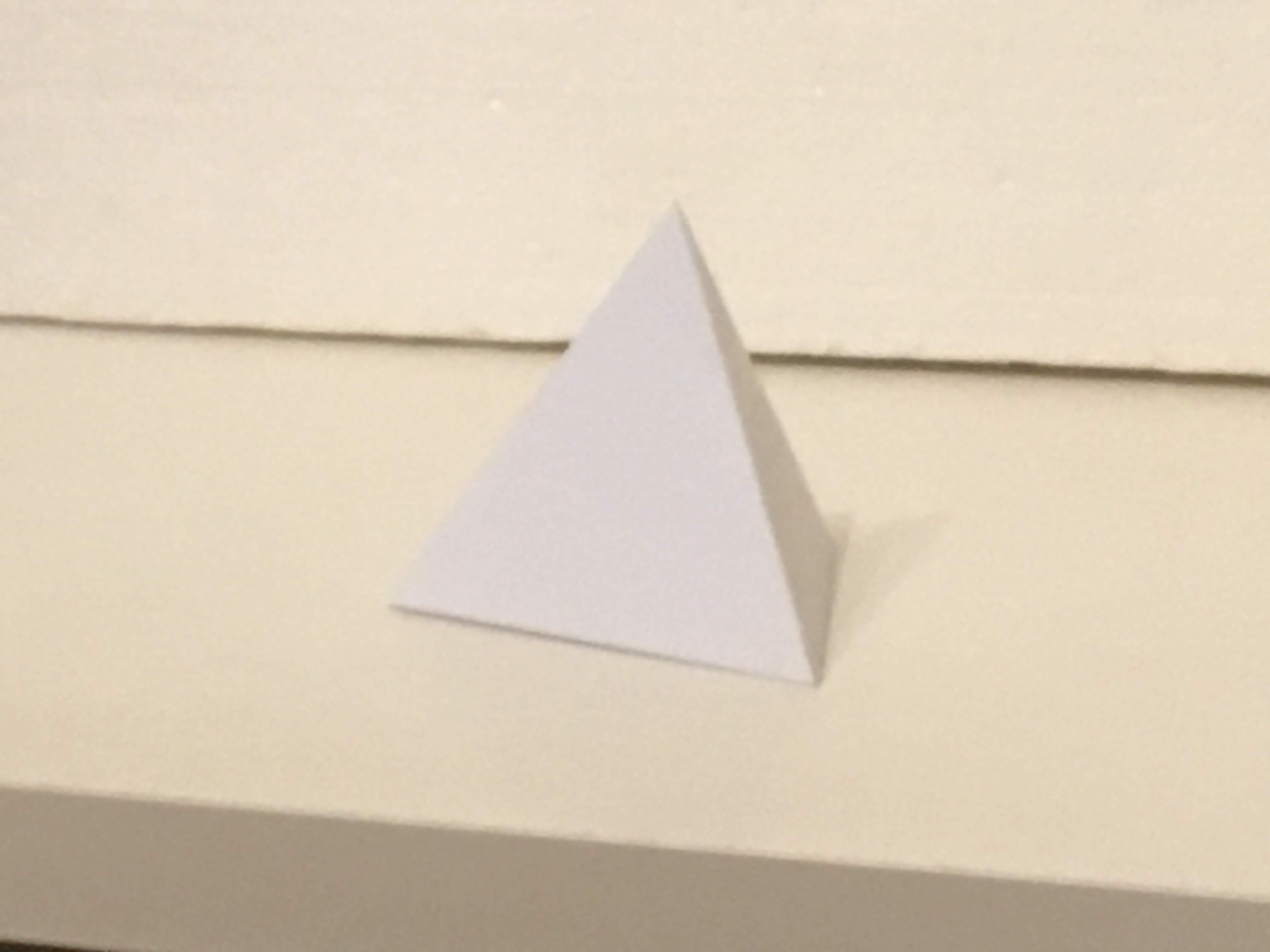 A paper tetrahedron