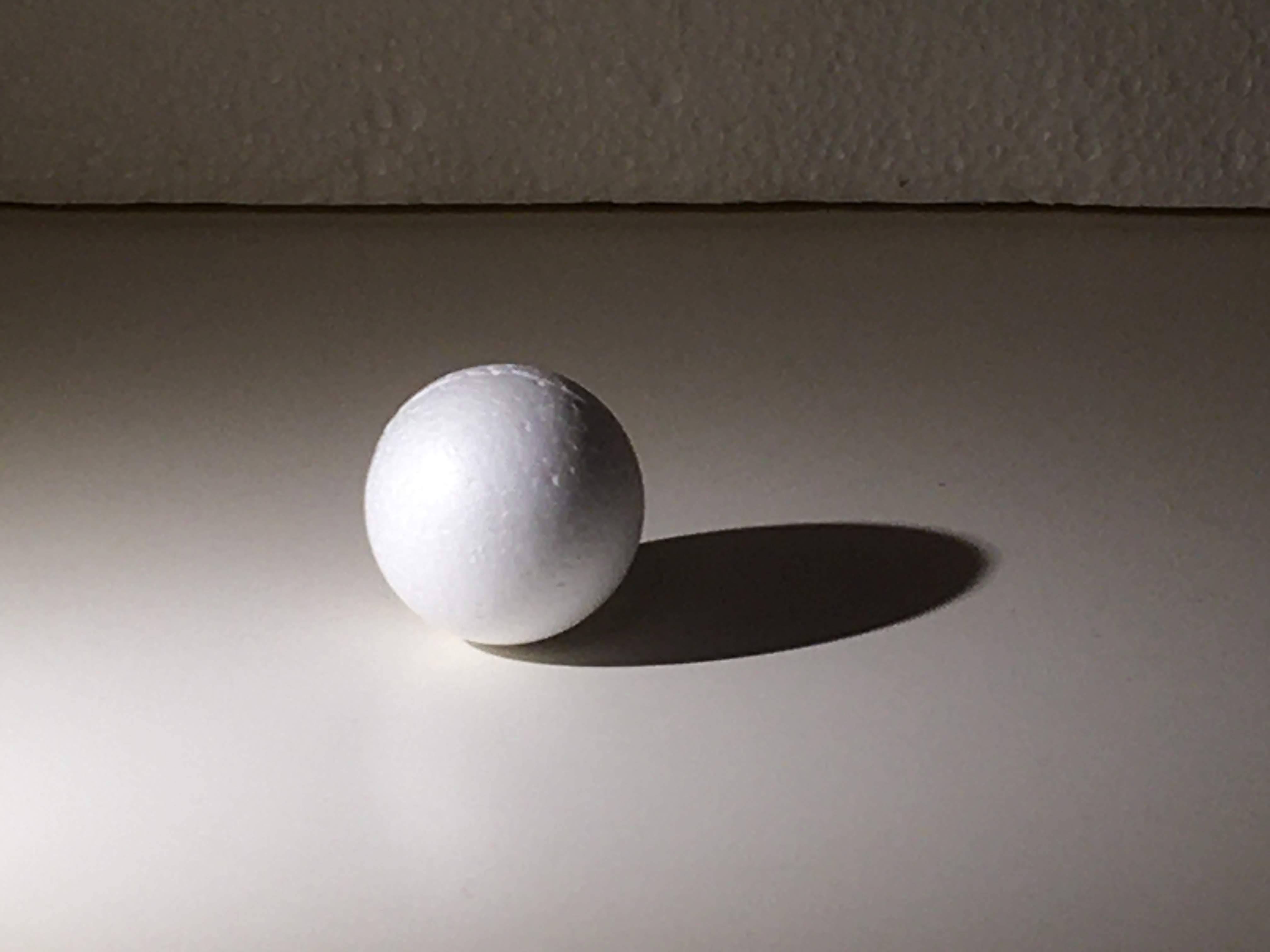 Polystyrene ball