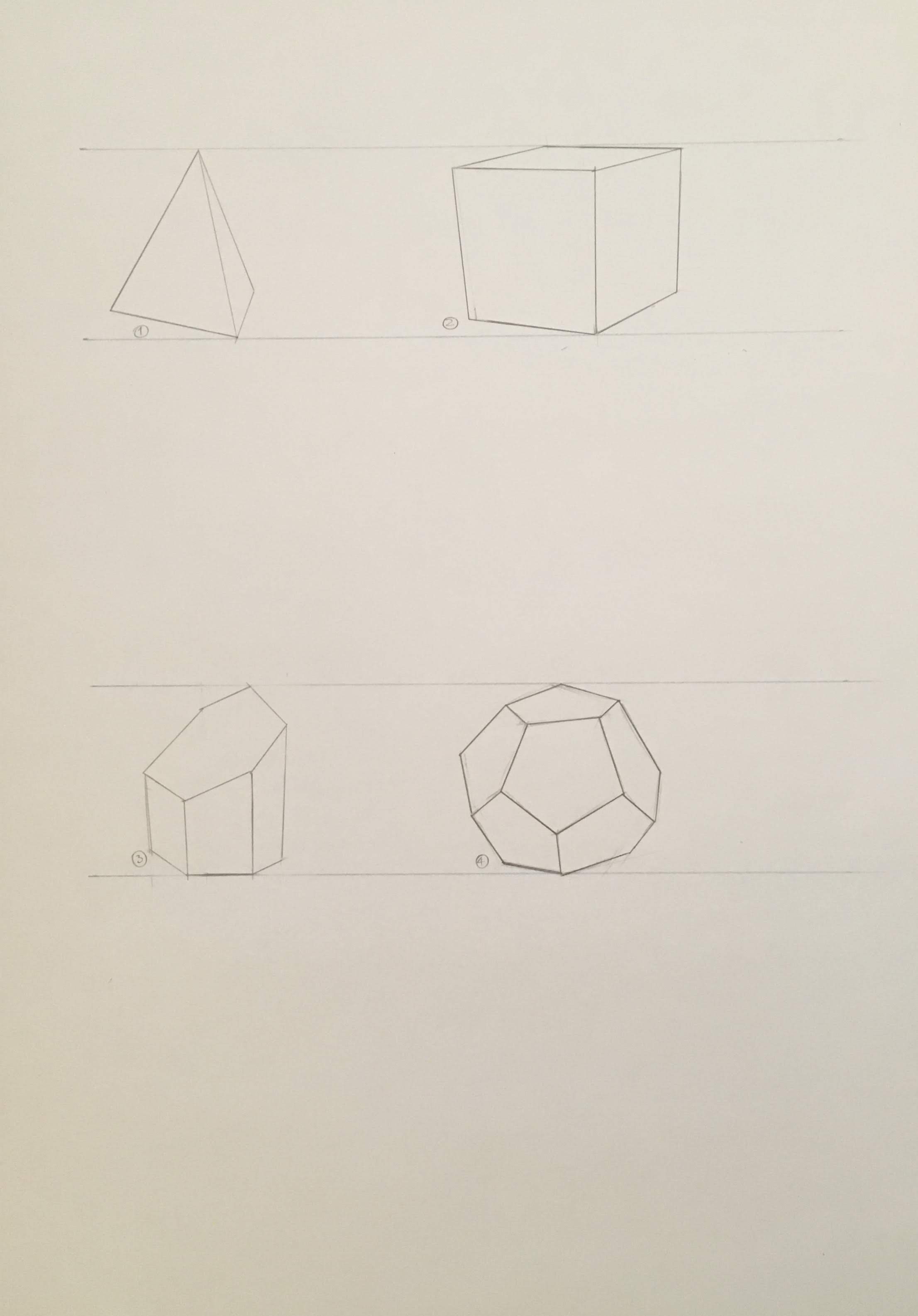 Ad-hoc 3d shape template