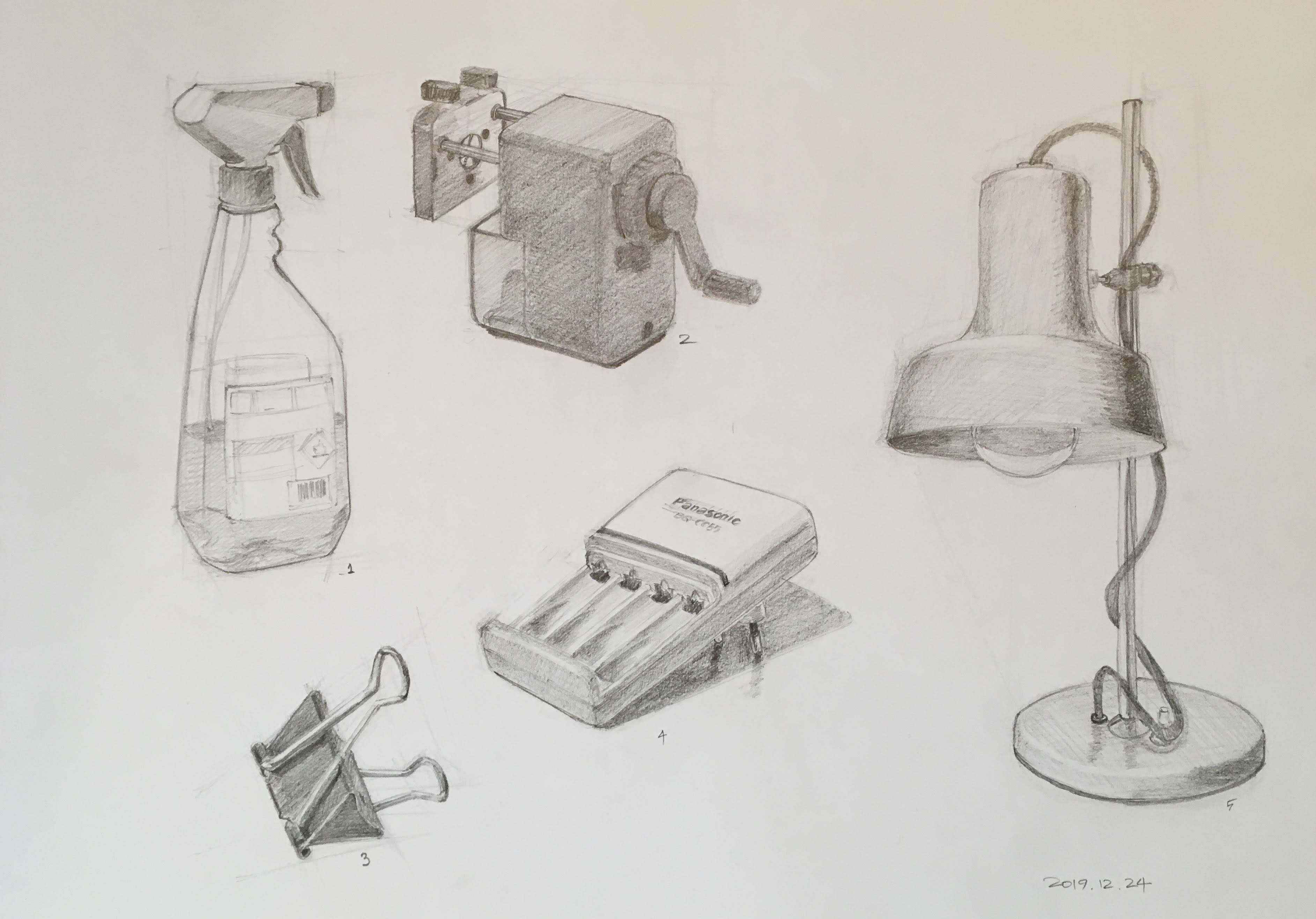 Drawing using initial block-in &ndash; with some extra shading