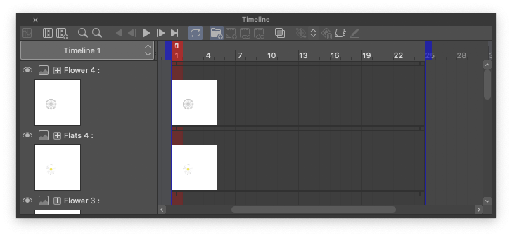 click the new animation folder to create a folder for your animations