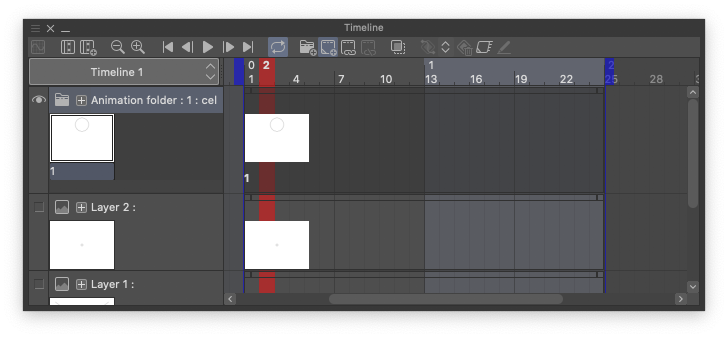 click the add new frame to create a new frame