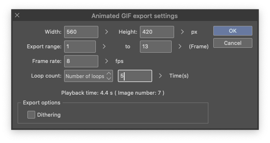 you can loop forever or set a loop count