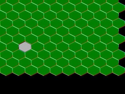 Hexagonal staggered map